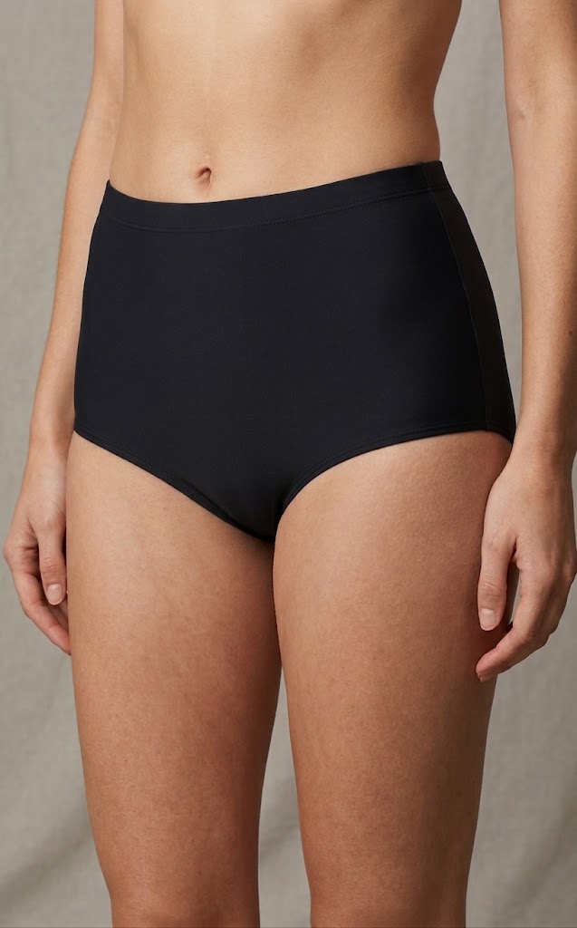Culotte De Maillot Taille Haute